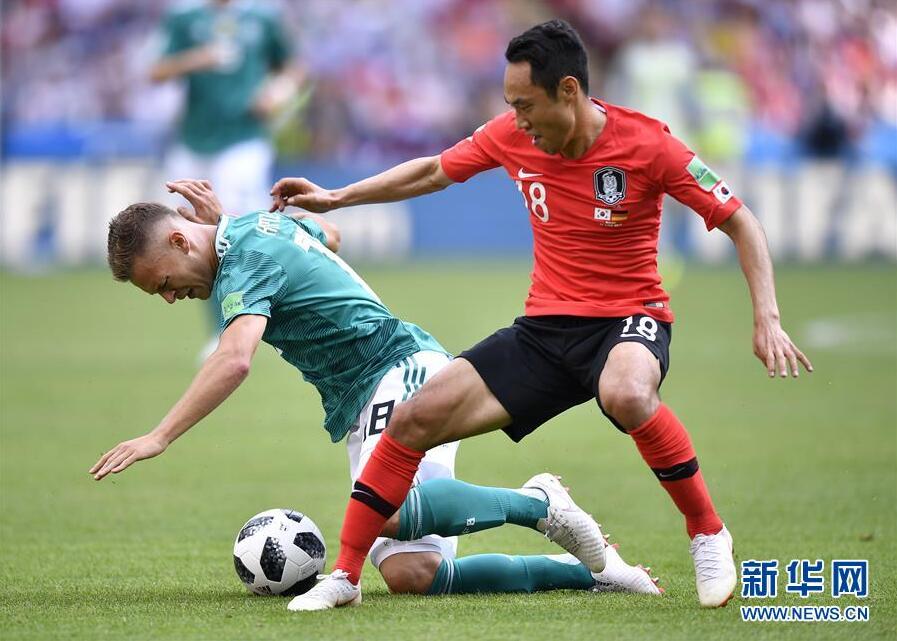 俄罗斯世界杯:德国队对阵韩国队
