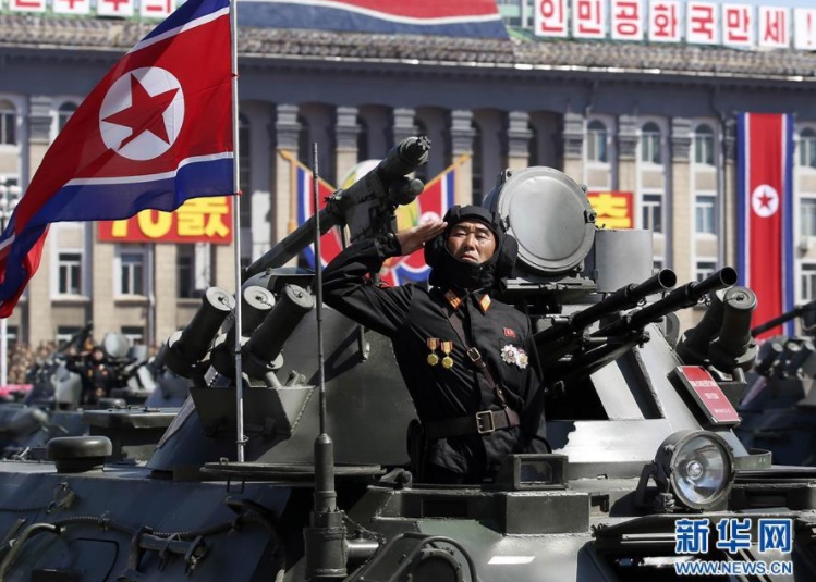 9月9日，朝鮮在平壤舉行盛大閱兵式和群眾花車游行，熱烈慶祝建國70周年。新華社記者姚大偉 攝