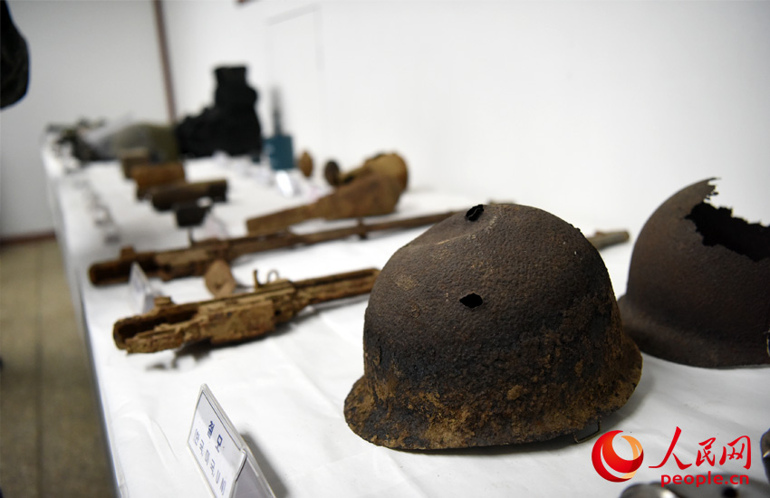 公路施工過程中發現的朝鮮戰爭遺物。裴埈基攝