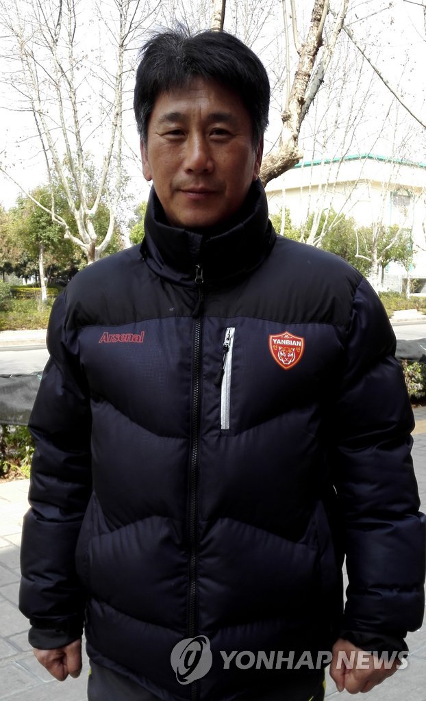 資料圖片：中國國家女足黃隊主教練朴泰夏（韓聯社）