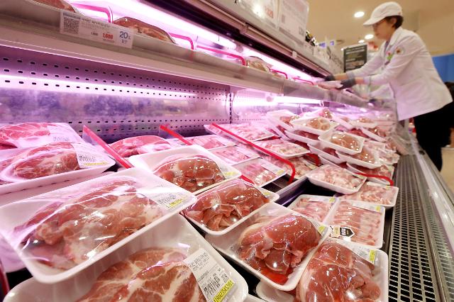 韓國豬肉價格出現上漲。【圖片提供 韓聯社】