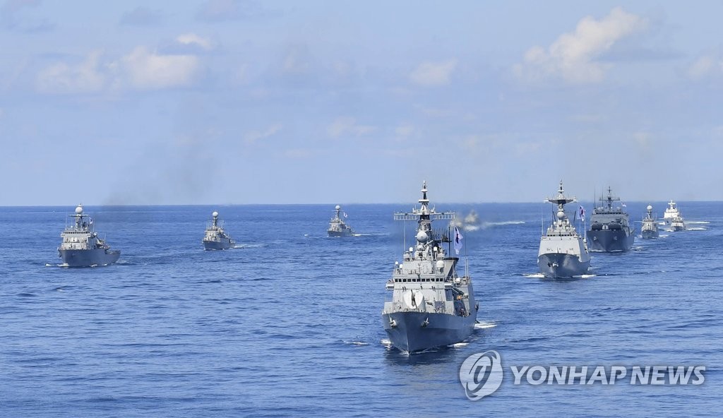 8月25日，韓國在獨島所在海域東海展開東海領土守護演習，演習中出動了海軍海警艦艇。