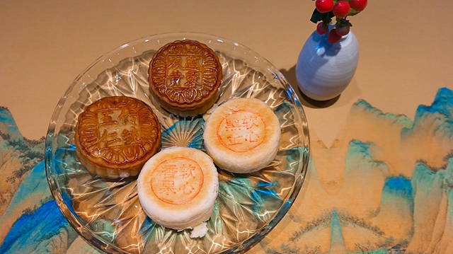 中國中秋傳統美食月餅