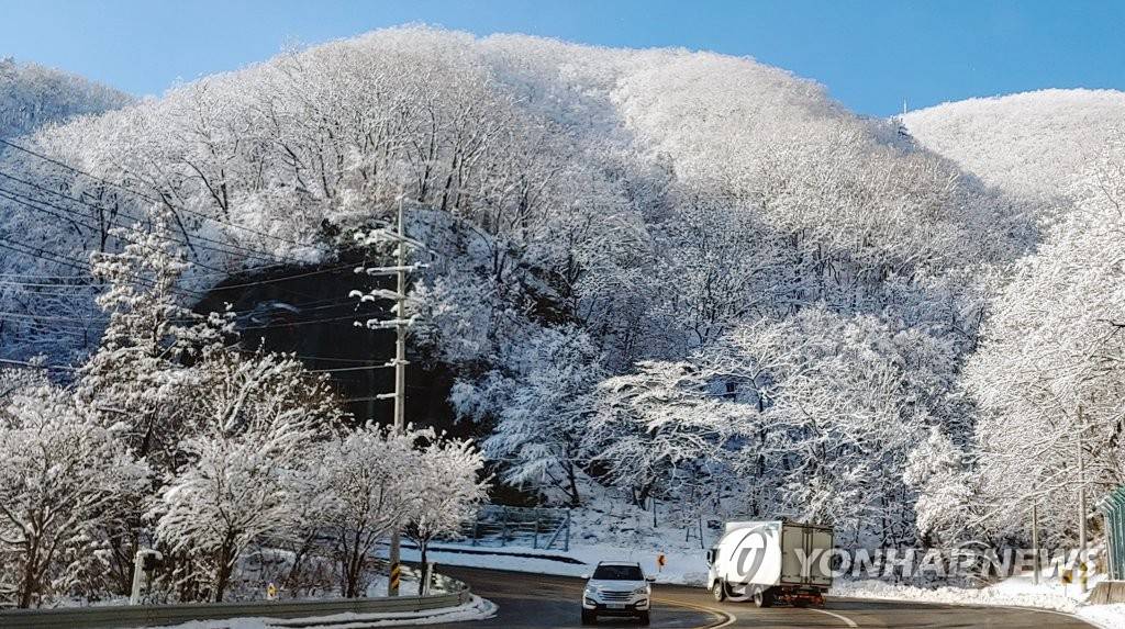 現實版“冰雪奇緣”在韓國江原道大關嶺上演【組圖】【10】