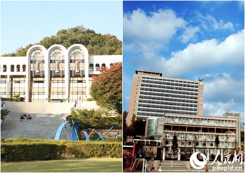 祥明大學（左）、國民大學（右） 