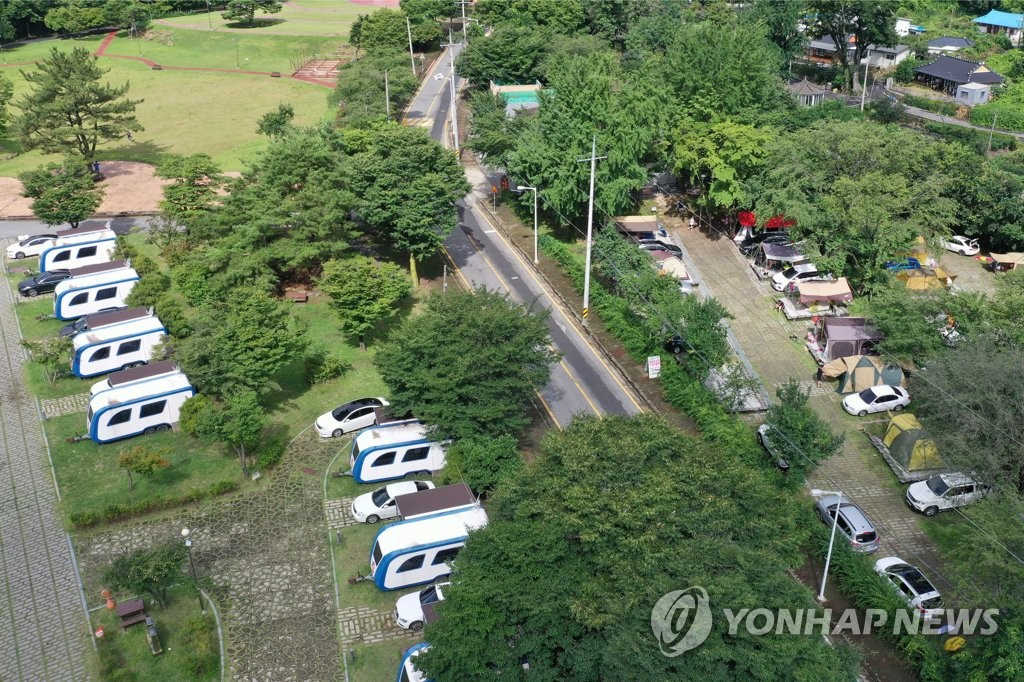 韓國避暑露營地人氣旺盛【組圖】【2】