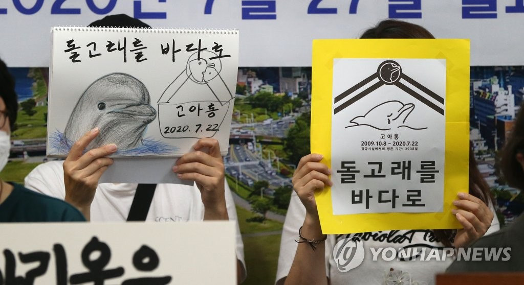 韓國18歲海豚鯨魚館內死亡 動保組織呼吁放生剩余海豚【2】