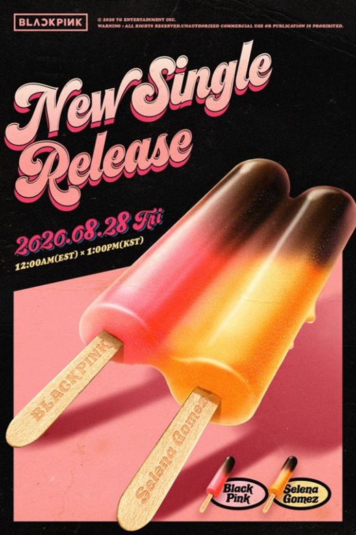 BLACKPINK新曲《Ice Cream》預告照公開 Jennie扎粉色雙馬尾 智秀演繹彩虹女孩【3】