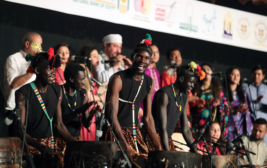 第八屆國際鼓及傳統藝術節在埃及開羅開幕