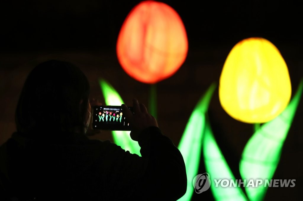 首爾舉行花燈慶典 點亮“清溪川治愈森林”【5】