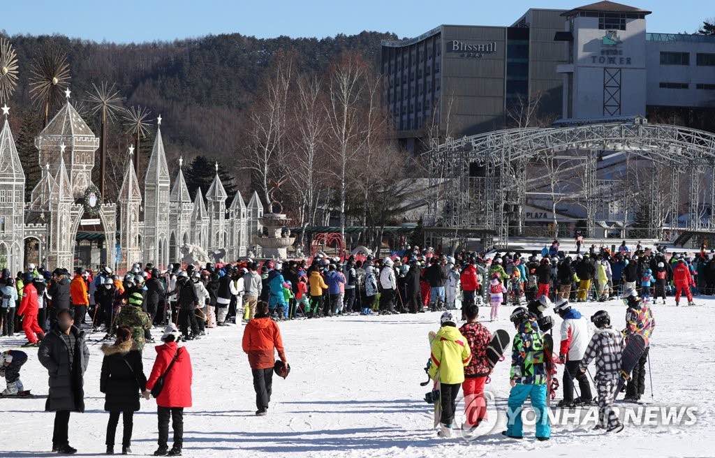 【圖】馳騁雪原！韓國滑雪場開業第一周人氣火爆【6】