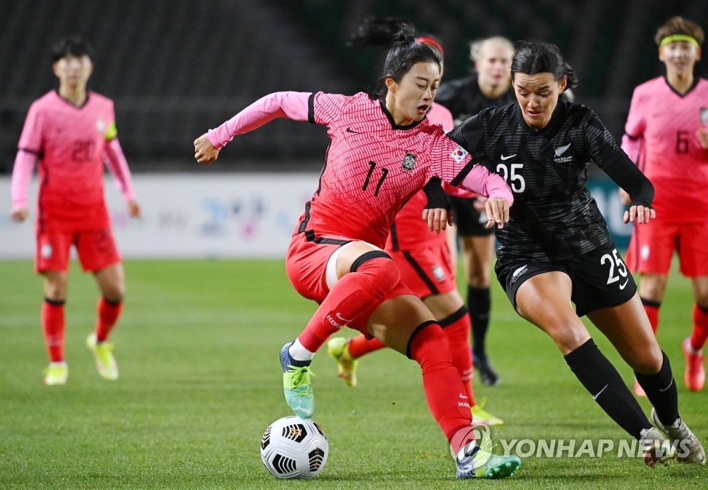 【组图】0-2完败！韩国女足不敌新西兰