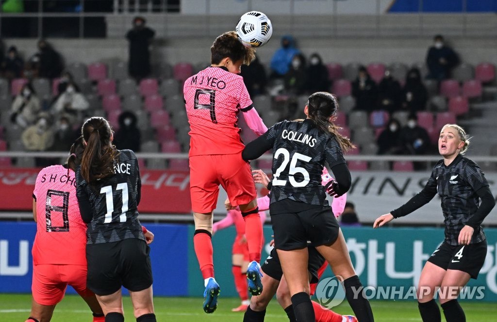 【组图】0-2完败！韩国女足不敌新西兰【4】