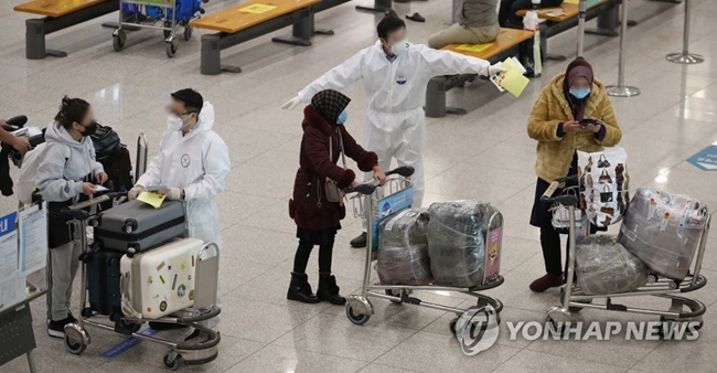 韓國延長入境人員10天隔離措施至明年1月6日