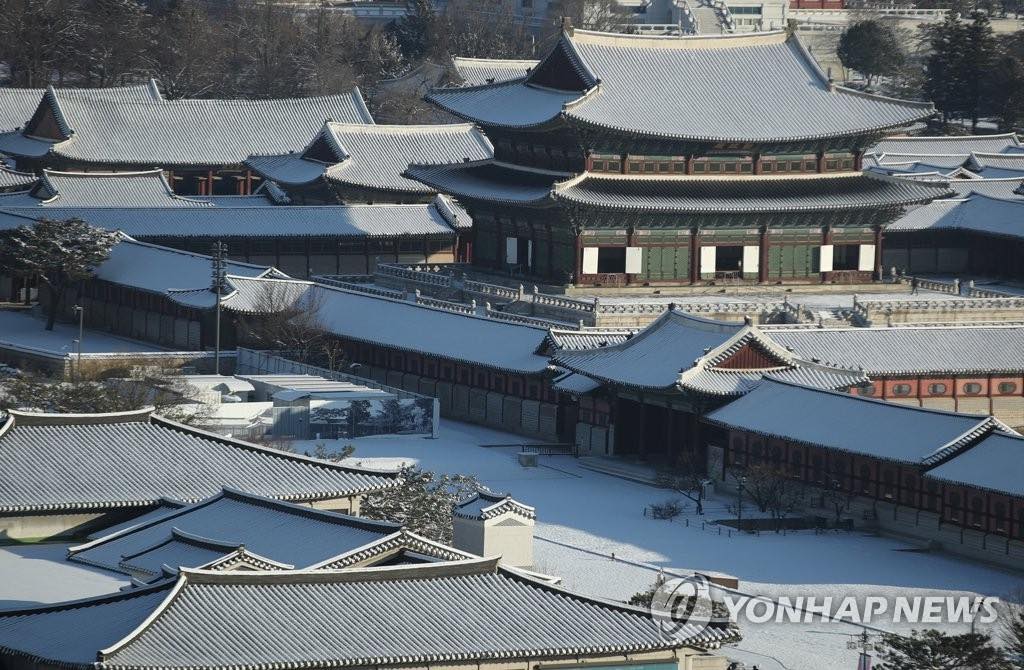 “鹅毛大雪后的银色世界”韩国全国雪景美不胜收