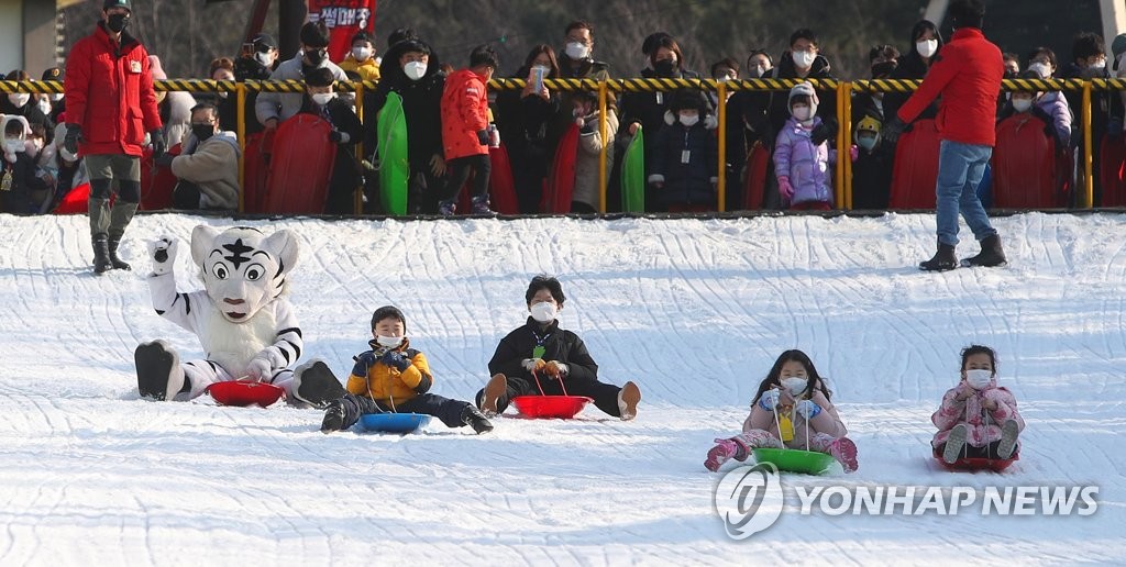 【組圖】韓國：滑著雪橇過新年【6】