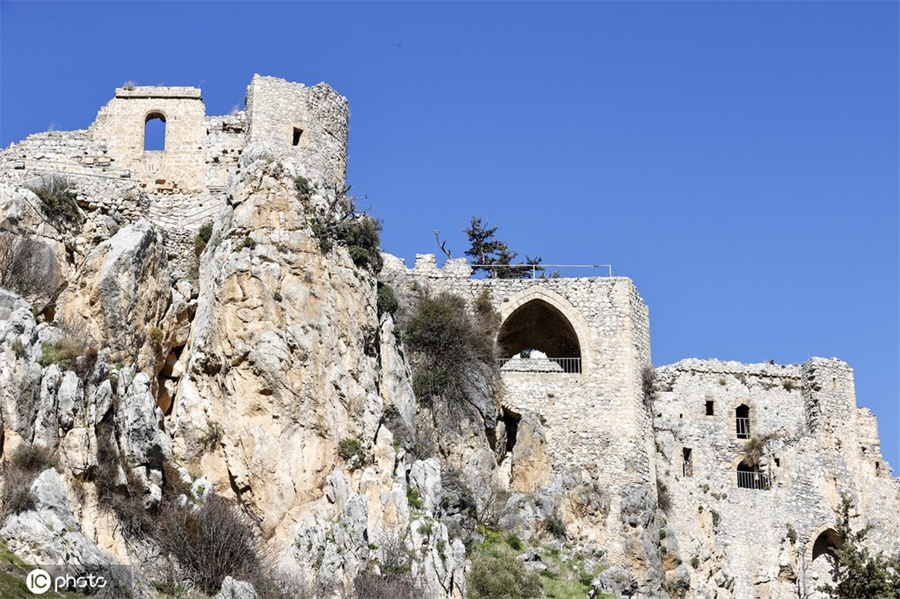 塞浦路斯聖希拉裡翁城堡美不勝收