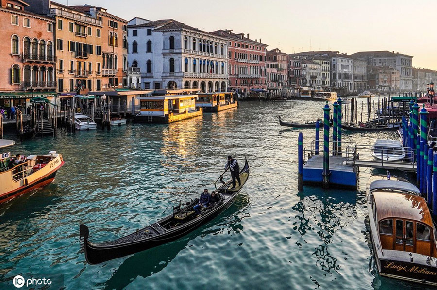 意大利水城威尼斯风光旖旎宛如油画