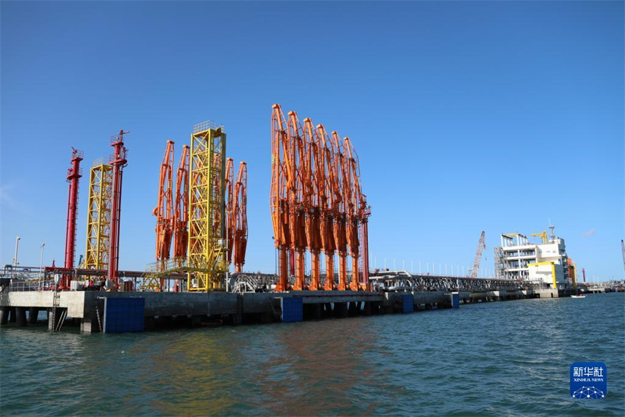 中企承建的肯尼亚油码头项目即将交付使用