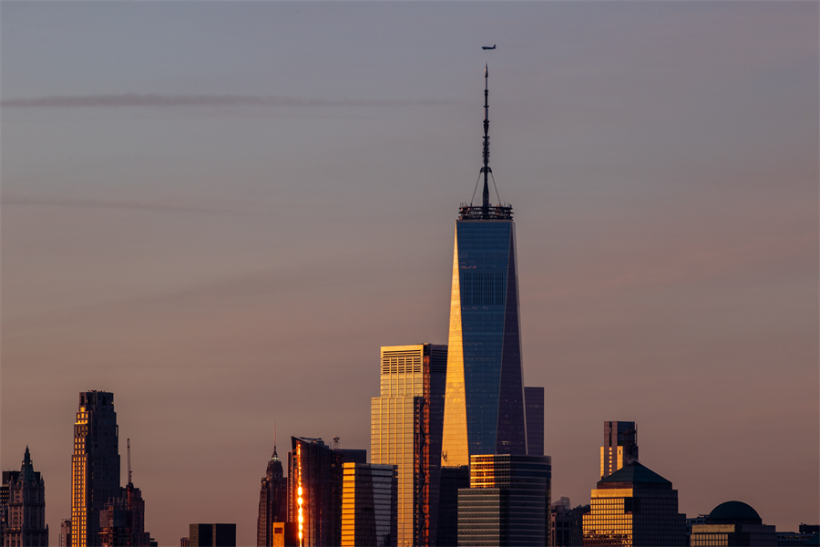 美國紐約日出晨景美如畫