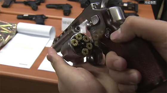 韓國總統警衛遺失手槍彈匣 6顆子彈下落不明