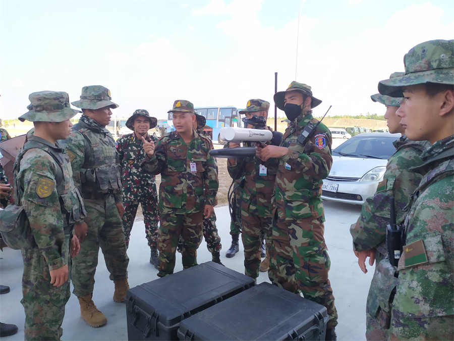 中柬“金龍—2023”聯演官兵開始聯合適應性訓練