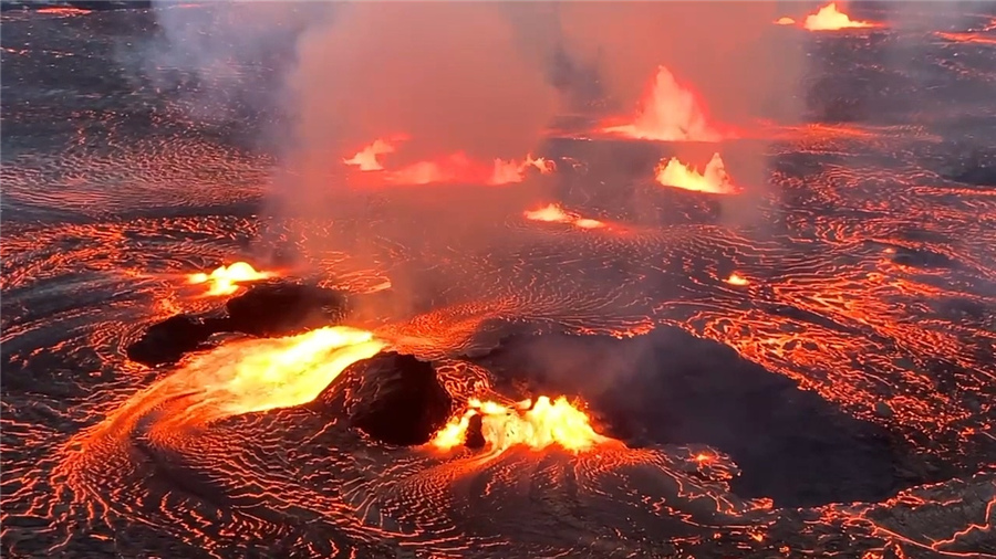 美國夏威夷基拉韋厄火山噴發