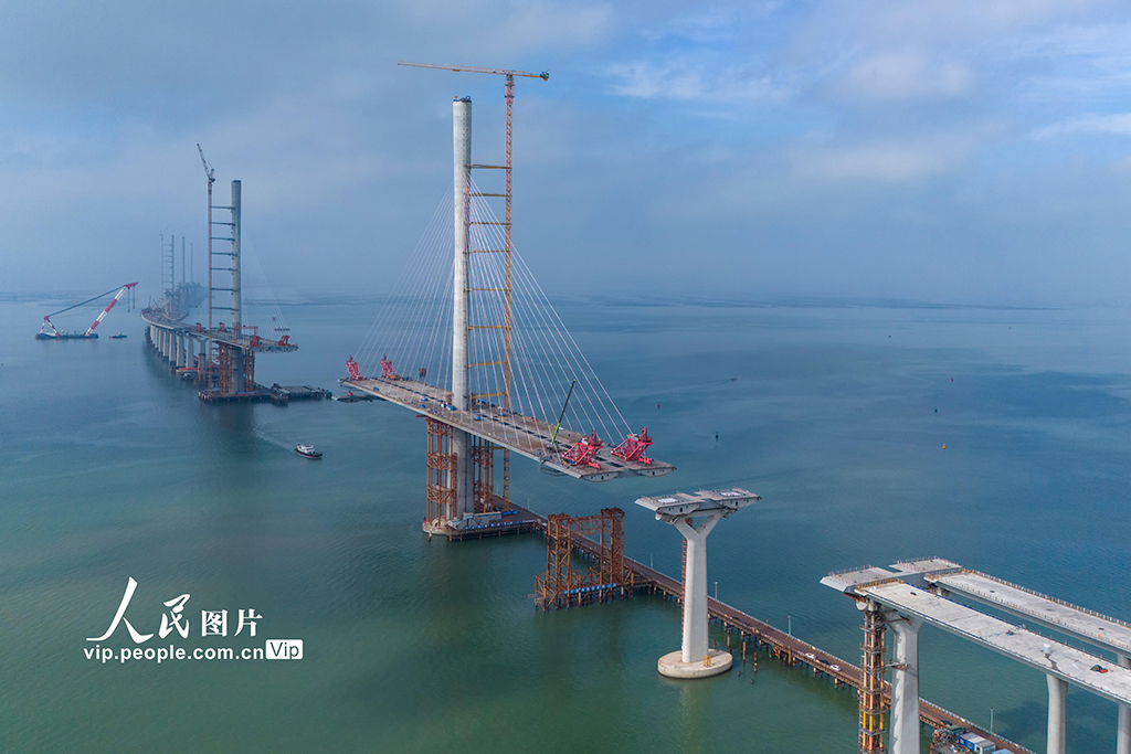 廣東珠海：黃茅海跨海通道建設有序推進