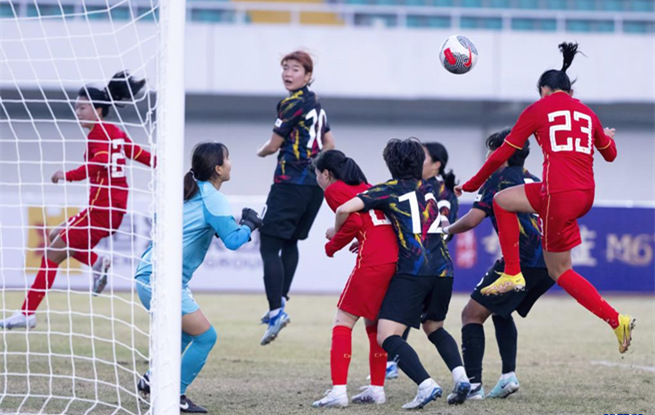 U20女足邀請賽：中國隊戰平韓國隊