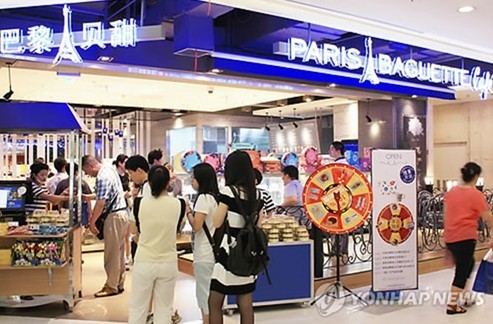 韩国烘焙品牌巴黎贝甜在中国上海开设新店