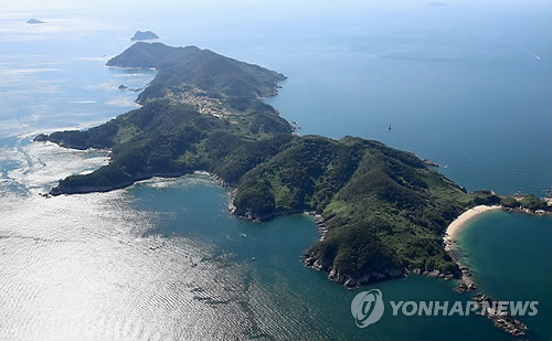 泰安 韩国/韩国地理新发现//泰安现微型“韩半岛”韩联社图片
