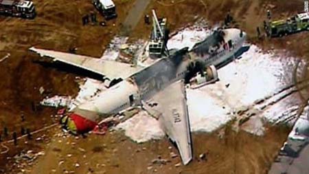 图为韩亚航空失事事故现场。（资料图）