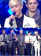EXO"人气歌谣"夺冠